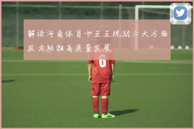 解读河南体育十五五规划六大方面发力助推高质量发展